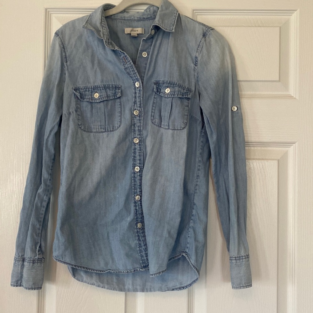 Women’s Jcrew Chambray top size 00